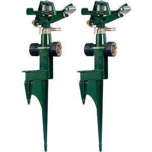 Orbit 56351N 56351 Zinc Impact on Metal Step Spike, 2-Pack, Green