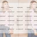 Women's V Neck Waffle Knit Henley Tops Casual Long Sleeve Pullover Sweater Blouses (S)