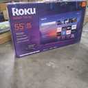 Roku Smart TV – 55-Inch Select Series, 4K HDR TV – Roku TV with Enhanced Voice Remote – Flat Screen LED Television with Wi-Fi for Streaming Live Local News, Sports, Family Entertainment