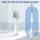 Replacement Toothbrush Heads for Waterpik Complete Care 5.0/9.0 (CC-01/WP-861), with Covers, 5 Count, White