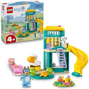 LEGO Bluey Playground Fun with Bluey and Chloe Sensory Building Blocks - Preschool Pretend Play & Learning Toys for Kids - 4 Year Old Girl & Boy Birthday Gifts - 11201