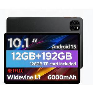 Callsky-Tab Tablet, 10 Inch Tablet, Android 15 Tablet with Octa-core Processor, 6000mAh Battery,Widevine L1, WiFi 6 & Bluetooth 5.4, Dual Cameras, Dual Speakers