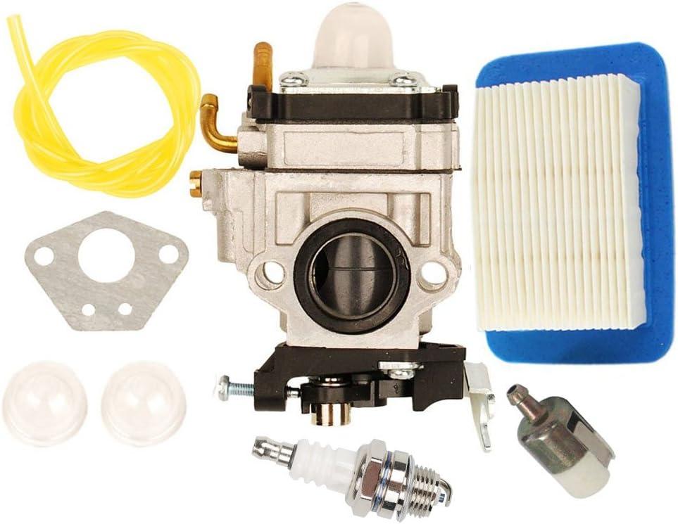 HIFROM Carburetor with Fuel Line Repower Tune-up kit Air Filter Replacement for Echo PB651H PB651T PB-755 PB-755H PB-755T PB-755SH PB-755ST PB-751 PB-751H Walbro WYK-192 WYK192