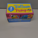 Balloon Pump Hand Held, Inflator Air Pump for Balloons - 2Way Dual Action, 2Pack: Friends can Help - Easy to Use, 100% Lifetime Satisfaction - Sturdy Ballon Inflator Pump, Set of 2 Packs