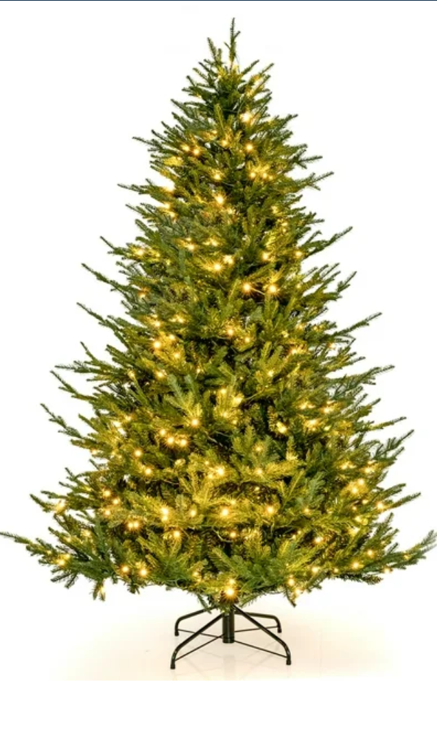 7 FT Pre-Lit Artificial Christmas Tree