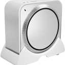 Mac Studio Stand for M4/M2/M1 (20222024), Vertical Desktop Holder Improves Airflow & Cooling, Space-Saving Design with Non-Slip Base  White