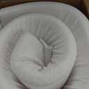 Homemate King Size76"x10"x6" Bed Wedge Pillow for Headboard - Bed Gap Filler(0-8") - Triangle Bloster Pillow Wedge - White