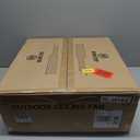 ZMISHIBO Outdoor Ceiling Fans with Light for Patios,Waterproof Gazebo Fan with Remote Control Smart App,3CCT Dimmable,Plug in Caged Ceiling Fan with Pull Chain for Porch Pergola,Black