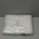 8x20ft Clear Tarp with Grommets, Upgraded Edge Heat Fused Tear Resistant Clear Heavy Duty Tarps, Clear Vinyl Tarps for Patio Fencing, Rain, Wind, Cold, Chicken Coops,and MoreWindproof Rope+Zip Tie