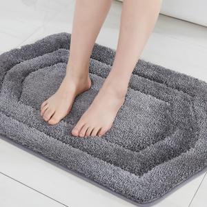 COSY HOMEER Extra Thick Bath Rugs for Bathroom - Anti-Slip Bath Linen Sets Mats Soft Plush Yarn Shaggy 100% Strong Polyeste Living Room Bedroom Water Absorbent(Grey,17x27 - Inches) COSY HOMEER Extra Thick Bath Rugs for Bathroom - Anti-Slip Bath Linen Sets Mats Soft Plush Yarn Shaggy 100% Strong Polyeste Living Room Bedroom Water Absorbent(Grey,17x27 - Inches)
