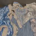 Cinderlla Costume for Little Girls Cosplay Dress Up Party Halloween Christmas Outfit (6-7 Years)