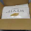 HYVIF Luxurious Down Pillows - Standard Size, High Fill Power, Breathable Cotton Blend Shell,Down Pillow Ideal for Every Night (Modern 65, Pure White, Queen (Pack of 2))