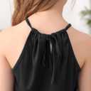 GORLYA Girls Jumpsuit Sleeveless Halter Neck Casual Short Rompers Outfits for 4-14T (10 Years, Black)