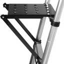 TooCust Ladder Platform Accessories - Anti-Slip Extension Ladder Work Platform System, Heavy Duty Work Tray for Tools, 400 lbs Capacity (Black)