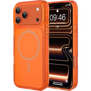 Phone Case for iPhone 17 Pro Max | Compatible with MagSafe | Military-Grade Drop Protection | -Orange