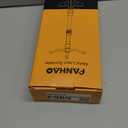 FANHAO 2 Pack Metal Lawn Sprinklers with Adjustable Telescoping Base, 3-Arm Water Sprinkler 360 Degree Rotation High-Rise Sprinkler for Large Area Coverage, Garden Watering Irrigation Sprinkler System