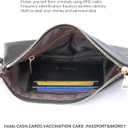2 x Keychain Credit Card Bracelet Pouch With Transparent Window Tassel Silicone Beads Lanyard For Womens (Black)