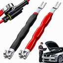 2 x Automotive Electrical Terminal Connector Separator Removal Tool, Handy Automotive Electrical Connector Removal Tool - Easy to Use, Damage Free, Comfort Grip for Cars, Trucks, and SUVs (Red+Black)