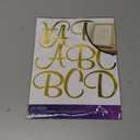 EK Success Sticko Sticker Alpha-Script-Extra Large-Gold-Foil (121 Pieces) 52-90209, Other