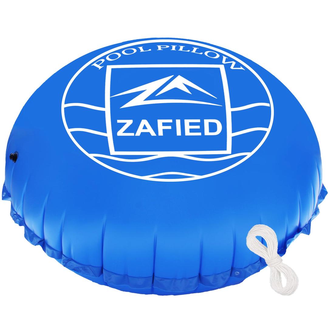15' x 15' Air Pool Pillow for Above Ground Swimming Pool, Pool Pillows for Closing Winter Covers, Heavy-Duty Cold Resistant Vinyl Material Air Poolpillow, Rope Included