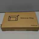 Travel Makeup Bag Women's Large Capacity Cosmetic Portable Organizer Large Opening Waterproof Storage Toiletry Bags Vertical Free-Standing Brush Holder for Easy Access Pink