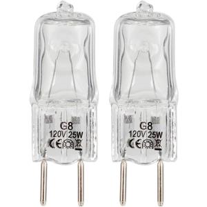 for Whirlpool Oven Light Bulbs 2 Pcs for WP74009925 120V 25W with G8 Base for Whirlpool for Maytag for Kenmore for Jenn-Air - Replace for AP6011161 74009925 1072727 899138001 PS11744355