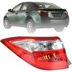 WFLNHB Outer Left Side Tail Light Assembly Replacement for Toyota Corolla 2014 2015 2016 Driver Side Rear Tail Light Lamp 8156002751 TO2804118