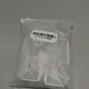 White Adjustable Curtain Rod Brackets 10 Pack Drapery Rod Bracket for Maximum 1 Inch Rod, Curtain Rod Holder, Curtain Hardware Brackets, Single Rod Bracket