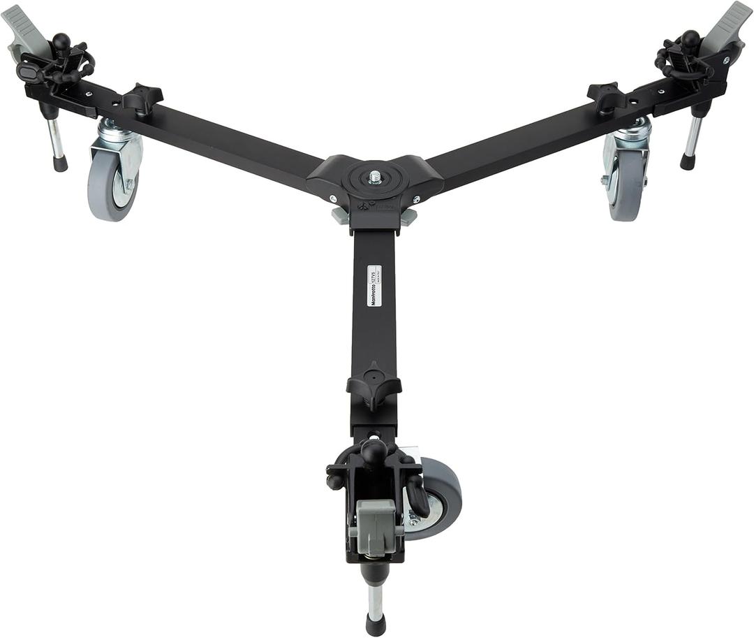 Manfrotto 127VS Variable Spread Video Dolly with 3-Inch wheels - Replaces 3137