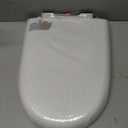 4 Pack Toilet Seat U Elongated Quiet Close PP Material Heavy Duty White Toilet Seat Replacement, Quick Release Flip Hinges, Easy Cleaning