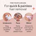 Finishing Touch Flawless Legs, Electric Razor for Women, Pivoting Head Leg Hair Remover with LED Light for Instant and Painless Leg Hair Removal