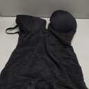 SHAPERIN Women's Backless Shapewear Tummy Control Body Shaper Bra Faja U Plunge Low Back Mid Thigh Bodysuit (XX-Large, Black)