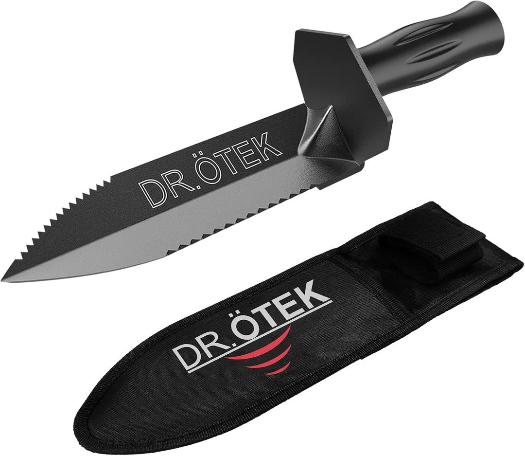 Metal Detecting Shovel for Digging, Heavy Duty Double Serrated Edge Digging Tool with Sheath, Metal Detector Accessories Garden Trowel, 
Item dimensions L x W x H	12.95 x 4.21 x 3.43 inches
Item Weight	1.3 pounds