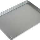 Chicago Metallic Commercial II Traditional Uncoated 16-3/4 by 12-Inch Jelly-Roll Pan, Perfect for making jelly rolls, cookies, pastries, pizza, one-pan meals, and more, Set of 2