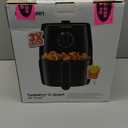 Chefman TurboFry 5-Quart Air Fryer, Integrated 60-Minute Timer for Healthy Cooking, Cook with 80% Less Oil, Adjustable Temperature Control, Nonstick Dishwasher-Safe Basket and Tray, Black