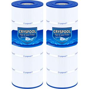 Cryspool 08055 Filter Compatible with C1200, CX1200RE, Clearwater II 125, PA120, C-8412, FC-1293, 817-0125N, 120 Sq. Ft Pool Filter Cartridge, 2 Pack