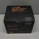 Intelligent Thermostatic Electric Kettle, Goose neck Kettle for Coffee/Tea, 1200W 0.9L Quick Heating Kettles with Stainless Steel Inner,KT90pro (Black)