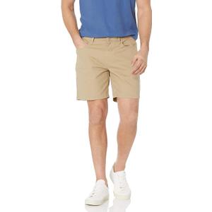 Amazon Essentials Men's Slim-Fit 7" Inseam Stretch 5-Pocket Short (34, Khaki Brown)
