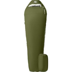 Retrospec Dream Mummy Sleeping Bag - 5, 15, & 30F Cold Weather Camping & Travel Essential Gear with Water - Resistant Shell & Synthetic Fill - Zippered Pocket & Stuff Sack, 15F Long