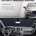 Pigenius Windshield Sun Shade for Subaru Crosstrek 2018-2023, Impreza 2017-2023. Without Eyesight Driver Assist - Safeguard