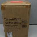 Travel Well Flower Series Individually Wrapped 15ml/0.5 Fl Oz Shampoo + Conditioner + Body Lotion + 21g/0.75 Oz Mini Soap Bars | 240 PIECE | Travel Size Toiletries | Hotel Toiletries Bulk Set
