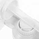 Alipis Wall-Mounted Suction Cup Soap Dispenser No Trace Liquid Bottle Container Refillable Bathroom Accessory for Shampoo Lotion Shower Gel 3.32X1X3.32 Inches