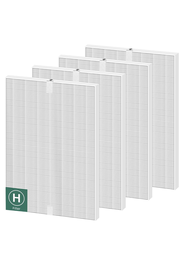 5500-2 Air Purifier Filter Replacement for Winix Plasmawave Air Purifier 5500-2 5300-2 6300-2 C535 AM80 AM90,4 Pack H13 Grade True HEPA Filter,Replace 116130 Filter H