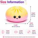 4Pcs Dumpling Squishies Mystery Box, 18 Colors Random Mystery Glitter Dumpling Squishies Toy, 2026 Upgrade Colorful Stress Balls Fidget Sensory Toy Desk Toys (Random 4 Colors)