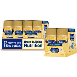 Enfamil NeuroPro Baby Formula, MFGM* 5-Year Benefit, Expert-Recommended Brain-Building Omega-3 DHA, Exclusive Immune Supporting HuMO6 Blend, Ready-to-Feed Infant Formula, Liquid, 8 Fl Oz, 24 Bottles