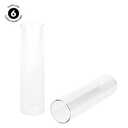 Koyal Wholesale Glass Hurricane Candle Holders, Tall Cylinder Chimney Tubes, Open On Both Ends for Pillar, Taper Candles Cover, Wedding Centerpieces Decorations, Bulk Set (6, 3" W x 8" H)