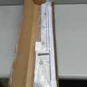 LazBlinds No Tools No Drill Cordless 1" Vinyl Mini Blinds, 100% Privacy S-Curve Blinds for Indoor Windows, Room Darkening Horizontal Window Blinds and Shades for Home, 26" W x 36" H, White