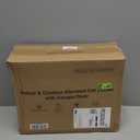 Heated Cat House for Outside, Insulated Weatherproof Heated Outdoor Cat House with Waterproof Eaves & Escape Door, Elevated Outdoor Cat Shelter for Feral Stray Cat (Green, 16.5"x13"x16.9")