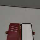 XcaseBar Compatible with iPhone 16 Plus 6.7" Wallet case with Zipper Credit Card HolderRFID Blocking,Flip Folio Book PU Leather Phone case Shockproof Cover Women Men for Apple 16 Plus case Red