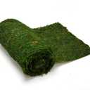 Byher Dried Moss Table Runner for Party Garden Decoration, Dark Green